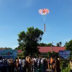 Pelepasan balon ke udara, pertanda KSN-K Lima Puluh Kota Tahun 2020 resmi dibuka